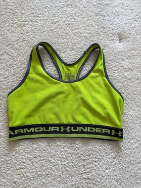 Under Armour Neon Lime Racerback Sports Bra